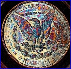 Toned 1898 P Morgan Silver Dollar 90% Silver Antique U. S. Mint Coin