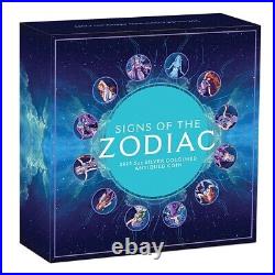 Tuvalu 2025 TWELVE GODDESSES 12 Signs of Roman Zodiac $5 5 Oz Silver Antique Tuvalu 2025 TWELVE GODDESSES 12 Signs of Roman Zodiac $5 5 Oz Silver Antique