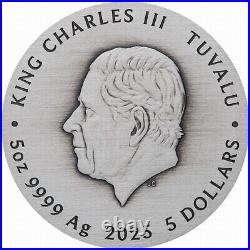 Tuvalu 2025 TWELVE GODDESSES 12 Signs of Roman Zodiac $5 5 Oz Silver Antique Tuvalu 2025 TWELVE GODDESSES 12 Signs of Roman Zodiac $5 5 Oz Silver Antique