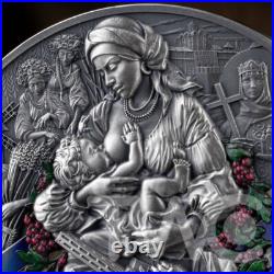 Ukraine. Battle Hardened 2.0 2 oz Antique finish Silver Coin 10 Cedis Ghana 2025 Ukraine. Battle Hardened 2.0 2 oz Antique finish Silver Coin 10 Cedis Ghana 2025