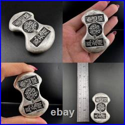 Unique Antique Tibetan Rare Bronze Bar Coin In Good