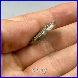 Unresearched Ancient Roman Greek Solid Bronze Antique Small Coated Coin