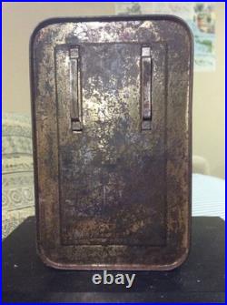Unsearched Old US Coins Hoard 1930s Antique 2.29LB Heavy Red Tin Box Estate Find