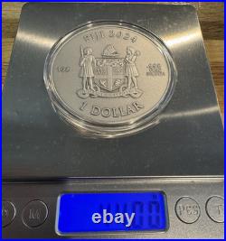 Very Limited# Silver (0.999) 1$ 2024 Fiji COLOURED Silver (44g) Antique Coin