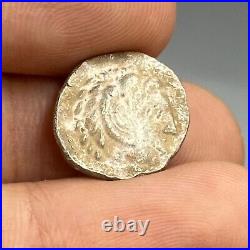 Very rare Ancient Greek Roman king Alexander the Great silver coin