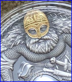 Viking Axeman Legendary Warriors 3 oz Antique finish Silver Coin? 2020