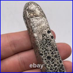 Vintage Chinese Silver Sycee Ingot Bar Coin 1950s Old Currency Collectible