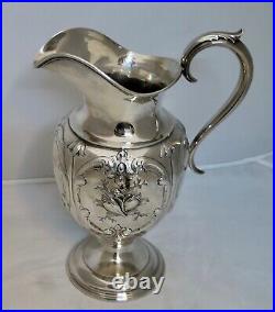 Vintage Coin Silver Pitcher