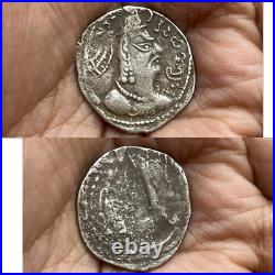 Wonderful Antique silver Sasani coin, Khosro Parviz