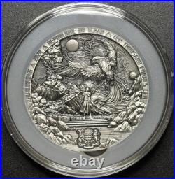 ZHU RONG The God of Fire 2 oz. 999 Silver Coin