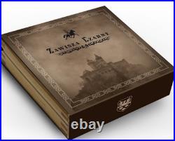 Zawisza The Black 200g Antiqued Silver Coin 5000 Francs CFA Cameroon 2024 6.4oz