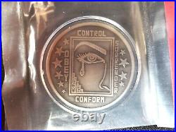 Zero Hour Mint Forsaken 999 fine silver coin antiqued rare mintage bullion 2014